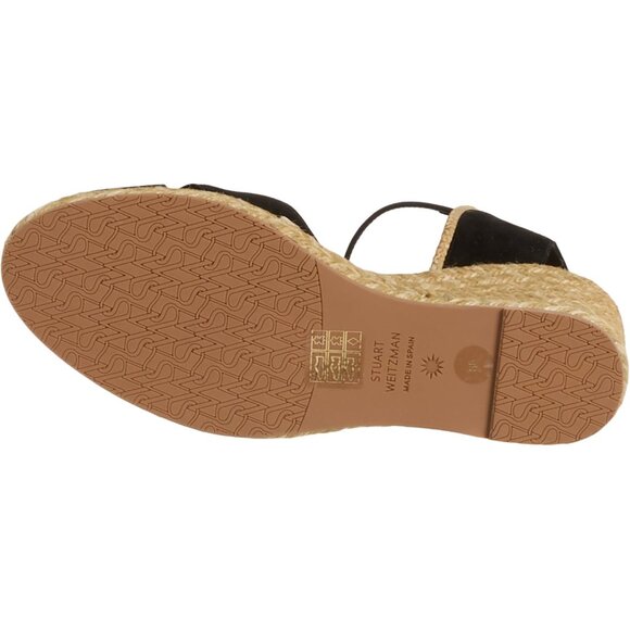 **Stuart Weitzman Made in Spain Mirela II Espadrille Wedge Sandals - Suede** - Picture 4 of 5